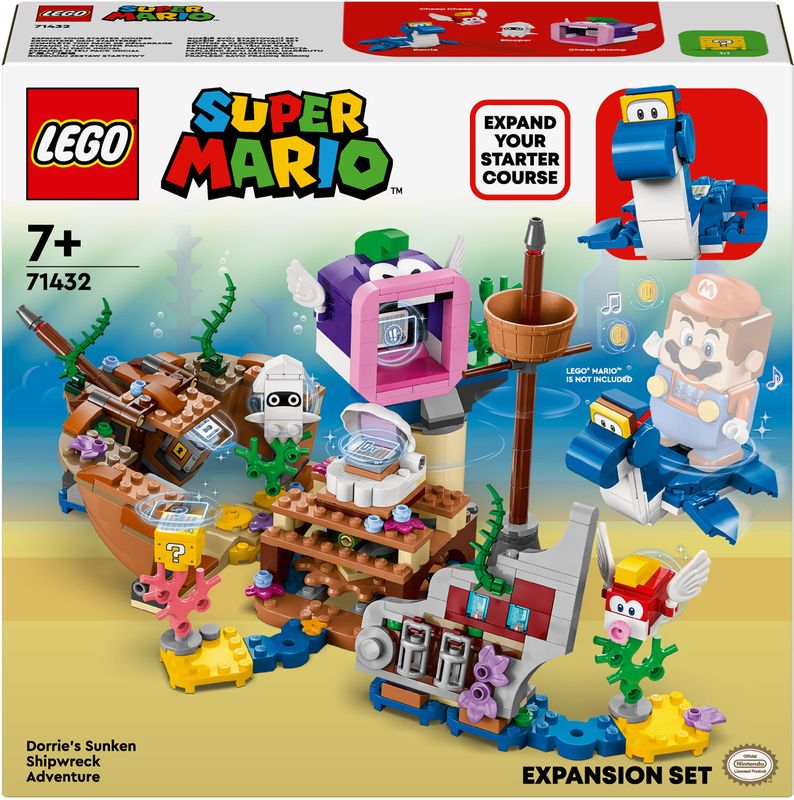 LEGO Super Mario 71432 Dorrie und das versunkene Schiff - Erweiterungsset
