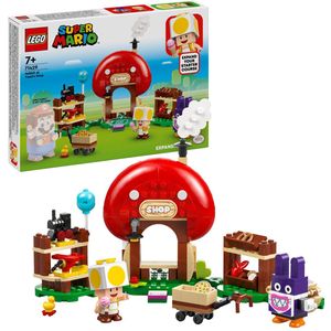 LEGO Super Mario Uitbreidingsset: Nabbit bij Toads winkeltje, Rollenspel Speelgoed voor Kinderen met Nabbit en Toad Poppetjes, Cadeau voor Gamers, Jongens en Meisjes vanaf 7 jaar 71429