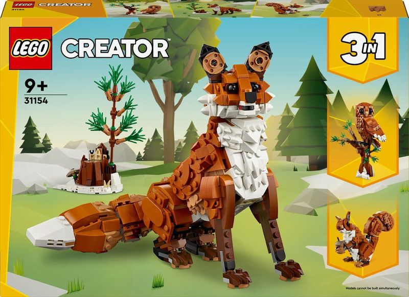 LEGO Creator 3in1 Bosdieren: Rode vos 31154