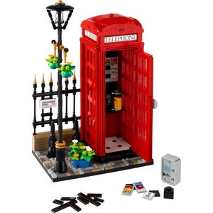 LEGO Ideas Rode Londense telefooncel - 21347