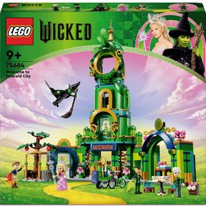 LEGO - Wicked Welkom in Emerald City - Speelgoed - Inclusief Glinda en Elphaba - 75684