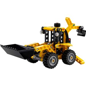LEGO Technic Graaflaadmachine Constructie Speelgoed voor 7 jaar en Ouder, Voertuig Bouwpakket voor Jongens en Meisjes, Kinderkamer Decoratie, Cadeau voor Kinderen 42197