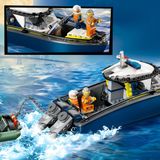 LEGO City - Achtervolging met Politieboot - Speelgoed Set - Drijvende Boot
