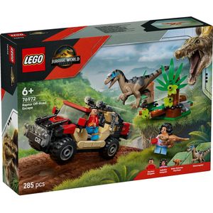 LEGO - Jurassic World - Offroad Raptorontsnapping - Bouwset - Inclusief Minifiguren