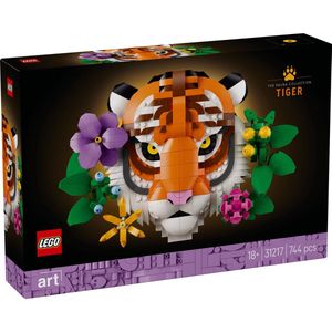 LEGO Art - Fauna - Bouwset - Tijger - 3D-Wanddecoratie - Botanicals Serie