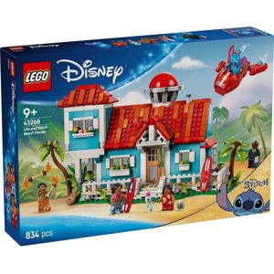 LEGO Disney - Lilo en Stitch - Bouwbaar Speelgoed - Meisjes en Jongens - 6 Kamers - 5 Minifiguren