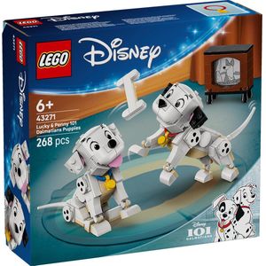 LEGO Disney Lucky en Penny - Speelgoed - Dierenfiguren - Beweegbaar Hoofd, Benen en Staart