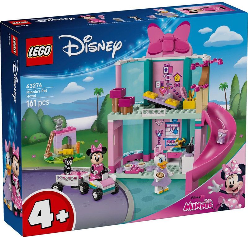 LEGO - Disney Minnie’s Huisdierenhotel - Bouwstenen - Multikleur - 4 Jaar en Ouder