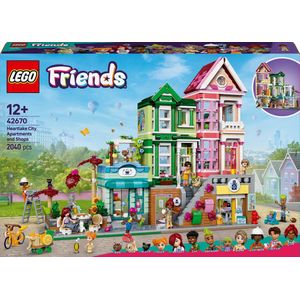 LEGO - Friends Heartlake City Appartementen En Winkels - Bouwset - Multikleur - 42670