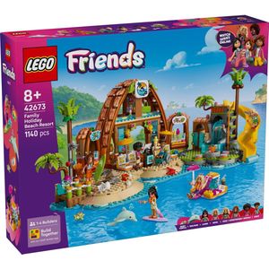 LEGO Friends - Strandresort - Speelgoed - Multikleur - Inclusief Poppetjes en Dieren