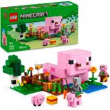 LEGO Minecraft - Het Huis van het Biggetje - Bouwstenen - Multikleur - Plastic