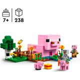 LEGO Minecraft - Het Huis van het Biggetje - Bouwstenen - Multikleur - Plastic
