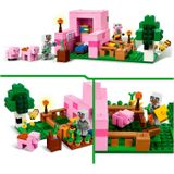 LEGO Minecraft - Het Huis van het Biggetje - Bouwstenen - Multikleur - Plastic