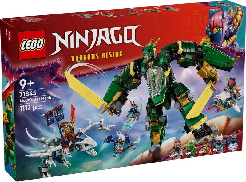 LEGO NINJAGO Lloyds Vliegtuigmecha - Speelgoed - Groen - Inclusief 5 Minifiguren