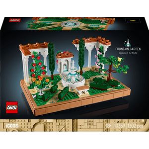 LEGO Icons Tuin met fontein - 10359