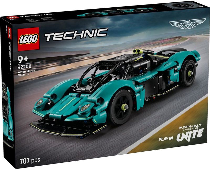 LEGO - Technic 42208 - Autoset - Aston Martin Valkyrie - Multikleur - Plastic