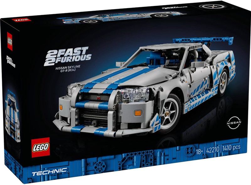 LEGO - Technic - 2 Fast 2 Furious Nissan Skyline GT-R - Bouwpakket - 42110