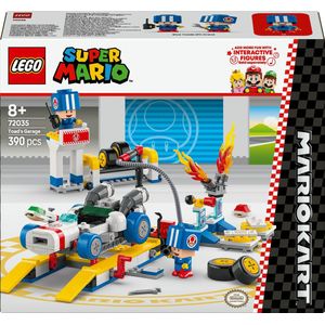 LEGO Super Mario 72035 Mario Kart - Toad's garage - Aanpasbaar Nintendo-speelgoed