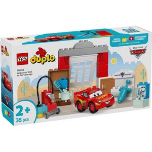 LEGO - 10456 - DUPLO - McQueens Bezoek aan Docs Garage - Bouwspeelgoed