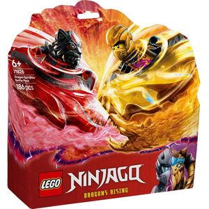 LEGO NINJAGO - Spinjitzu Drakenstrijdpakket - Speelgoed - 2 Minifiguren - Vliegende Elementen