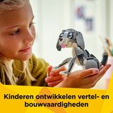 LEGO - Creator 3in1 Speelse Kat - Bouwset - Meerdere Dieren - Voor Kinderen Vanaf 8 Jaar