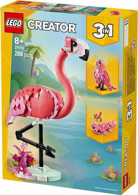 LEGO® Creator 3in1 Wilde dieren: roze flamingo set - 31170