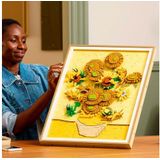 LEGO Art - Vincent van Gogh - Zonnebloemen - Bouwbaar 3D Bloemen Schilderij