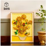 LEGO Art - Vincent van Gogh - Zonnebloemen - Bouwbaar 3D Bloemen Schilderij
