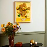 LEGO Art - Vincent van Gogh - Zonnebloemen - Bouwbaar 3D Bloemen Schilderij