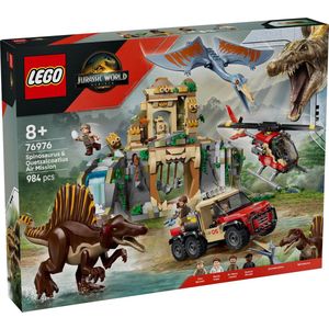 LEGO - Jurassic World Spinosaurus en Quetzalcoatlus - Bouwset - Multicolor - Kunststof