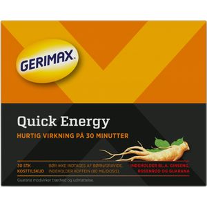 Gerimax Quick Energy  30 stk.