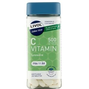 Livol - C Vitamin - Amandelvormige Tablet - 230 Stuks
