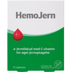 HemoJern - 75 Stk - Ijzersupplement - Met Vitamine C