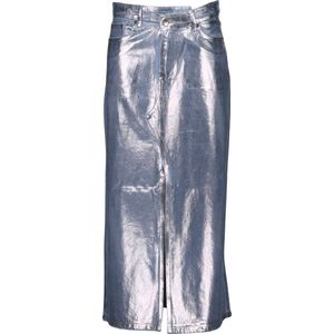 Co'couture - Foilcc - Rok - Zilver - Katoen