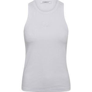 Co'Couture - Saharacc - Tanktop - Wit - 95% Katoen, 5% Elastaan, Mouwloos, Slim Fit