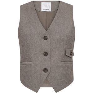 Co'Couture, Dames, Jassen, Bruin, Maat: XL Poliester,