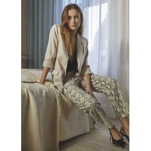 Co Couture - SnakeCC Crop LL Pant - Slangenprint - Cropped Straight Leg