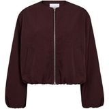 Co Couture - LunaCC Balloon Zip Jacket - Olijfgroen - Tussenjas