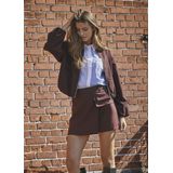 Co Couture - LunaCC Balloon Zip Jacket - Olijfgroen - Tussenjas