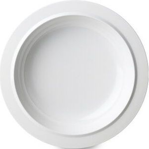 Diep bord Basic D195 - wit