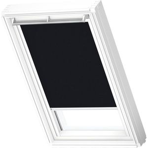 VELUX Origineel Verduisterend Rolgordijn (DKL) Wit Kozijn, P08, 408, Black