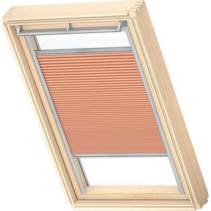 VELUX Origineel Verduisterend Plisségordijn (FHC), Zilveren Kozijn, C02, Peach