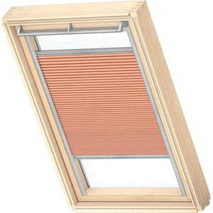 VELUX Origineel Verduisterend Plisségordijn (FHC), Zilveren Kozijn, P10, 410, 3, Peach