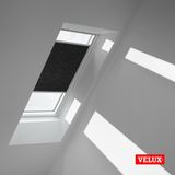 VELUX - FHC - Verduisterend Plisségordijn - Zilver - S08, 608, Black