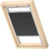 VELUX - FHC - Verduisterend Plisségordijn - Zilver - S08, 608, Black