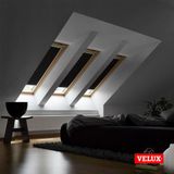VELUX - FHC - Verduisterend Plisségordijn - Zilver - SK08 - Geschikt voor VELUX Dakramen