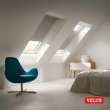 VELUX - FHC - Verduisterend Plisségordijn - Zilver - SK08 - Geschikt voor VELUX Dakramen