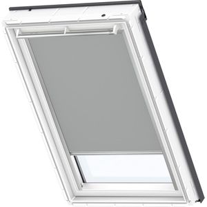 VELUX Origineel Verduisterend Rolgordijn (DKL) Zilveren Kozijn MK04 Grijs