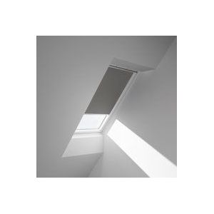 VELUX Origineel Verduisterend Rolgordijn (DKL) Wit Kozijn, PK10, Grey