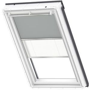 Velux Duo Verduisterend Rolgordijn Met Plissé C04 0705s Grijs